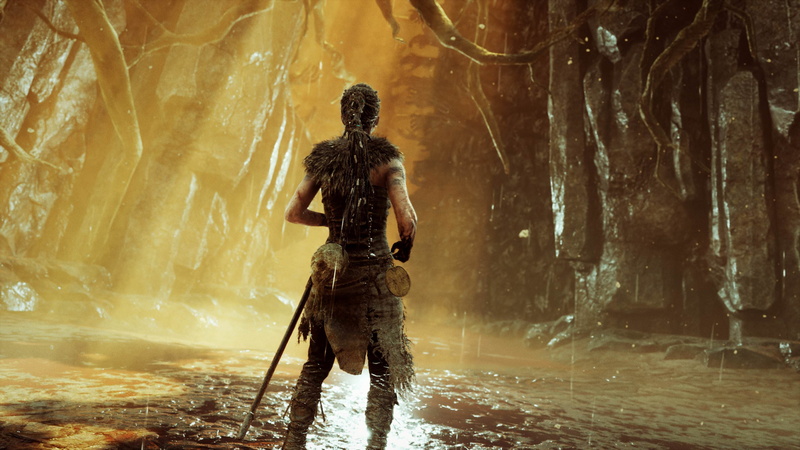 aggression, warrior - person, armed forces, hellblade senuas sacrifice, standing, hd, clothing, nature, fighting, games, military, water, 2018 games, protection