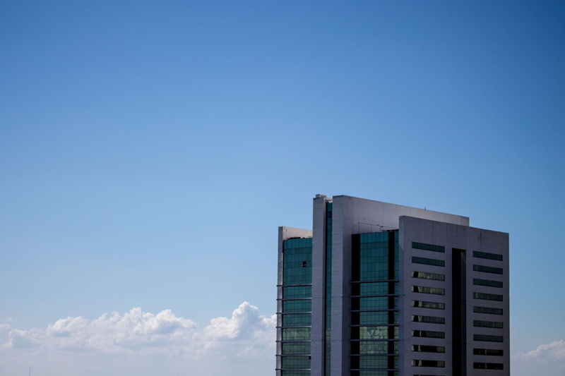 porto alegre, no people, nature, city, built structure, apartment, clouds, copy space, blue sky, building exterior, sky, low angle view, day, tall - high