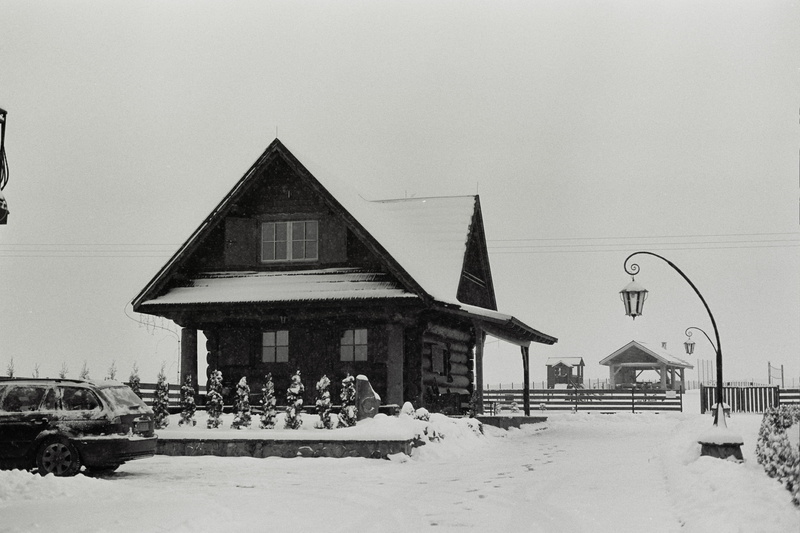 analog, 2K, street light, tatry, koniówka, nature, poland, day, built structure, film photography, covering, copy space, car, architecture, snow, frozen