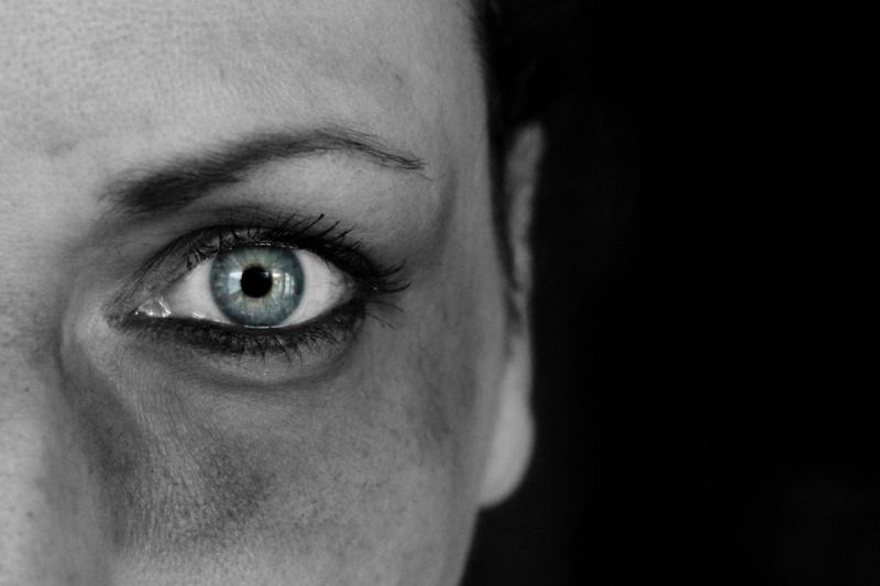 view, person, gloomy, aggression, artfully, beauty, focus, human, s, portrait, structure, eyeball, body part, vintage, close-up, face, close, left, pupil