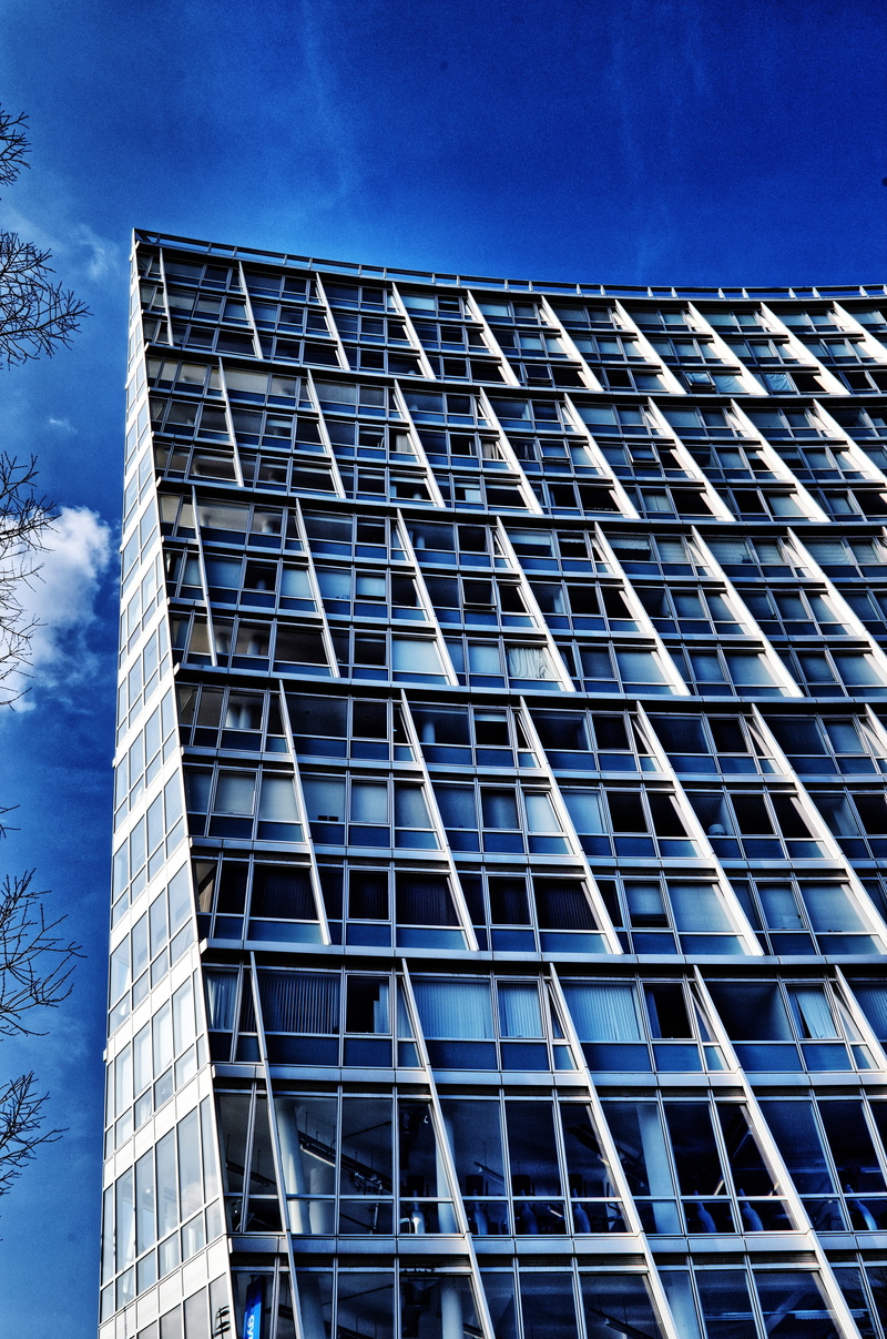 pattern, skyscraper, glass - material, office building exterior, 5K, no people, built structure, low angle view, glass, sky, outdoors, nature, merseyside