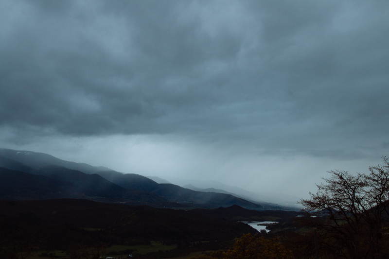 mountains, tranquility, environment, siskiyou pass, landscape, mountain range, tree, plant, ominous, mountain, lake, dark, 4K, weather, non-urban scene