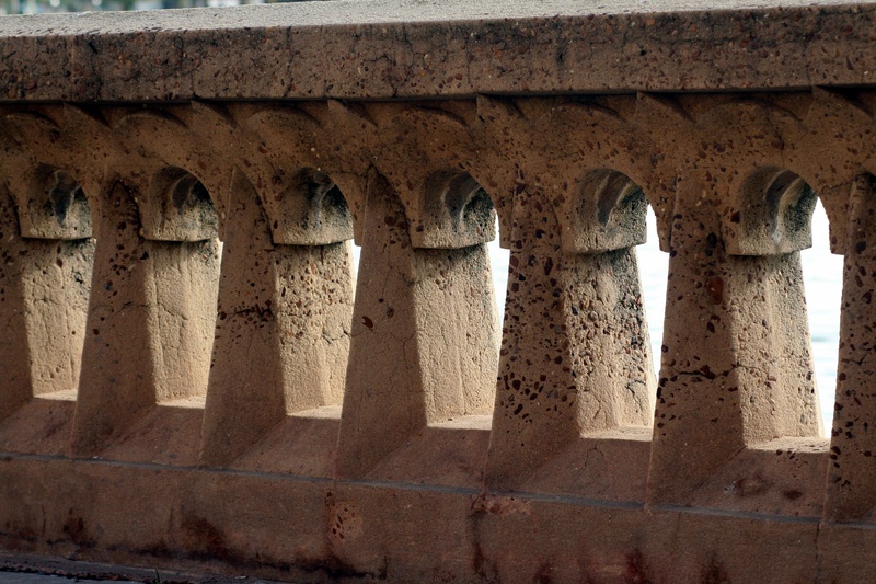 old, wall - building feature, in a row, architectural column, historic, outdoor, lakeland, low angle view, nature, outdoors, arch, building exterior, close-up