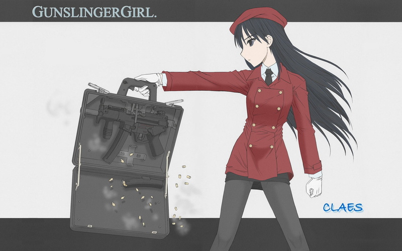 girl, gunslinger, 1080P