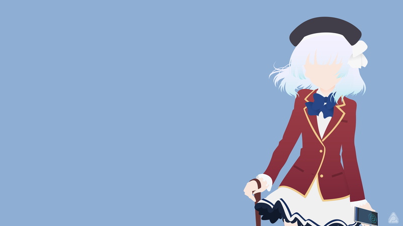 Phone, 4K, Classroom of the Elite, Aqua Hair, Arisu Sakayanagi, Anime, Minimalist