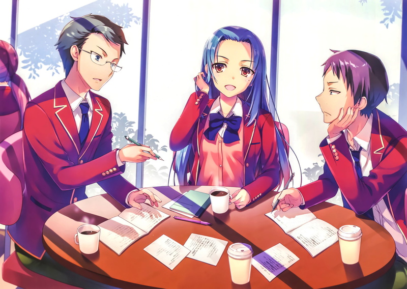 Classroom of the Elite, 1080P, Haruka Hasebe, Akito Miyake, Teruhiko Yukimura, Anime