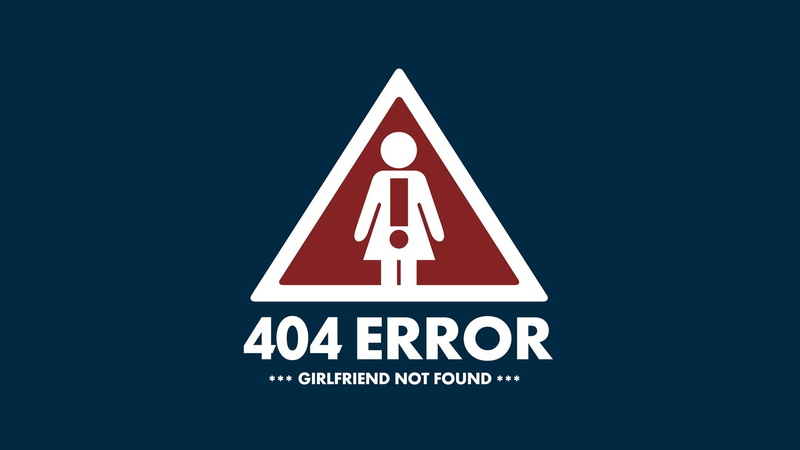 text, western script, safety, blue, triangle shape, humor, Girlfriend, design, 1080P, communication, guidance, close-up, transportation, road sign, 404