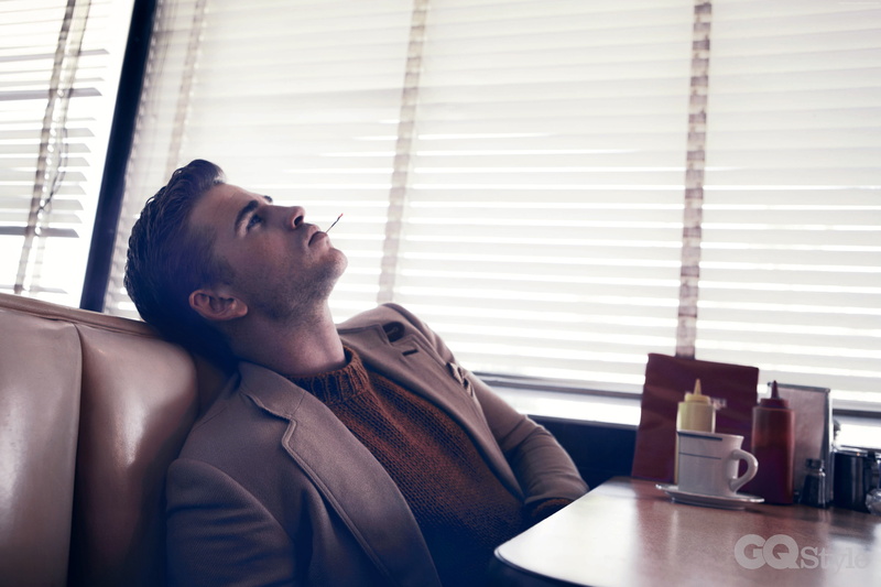 indoors, window, front view, young adult, 4K, drink, actor, Liam Hemsworth, men, glass, leisure activity, males, young men, Most Popular Celebs, sitting