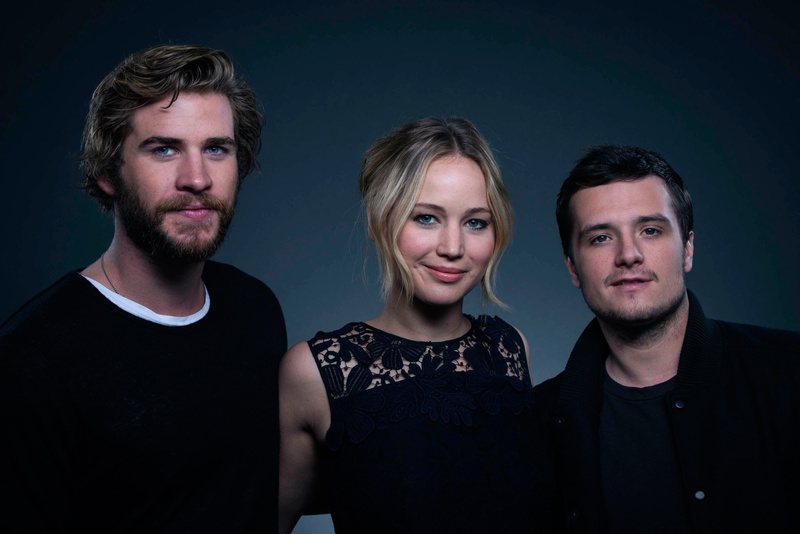 the main role, Josh Hutcherson, Liam Hemsworth, The Hunger Games, 4K, Jennifer Lawrence