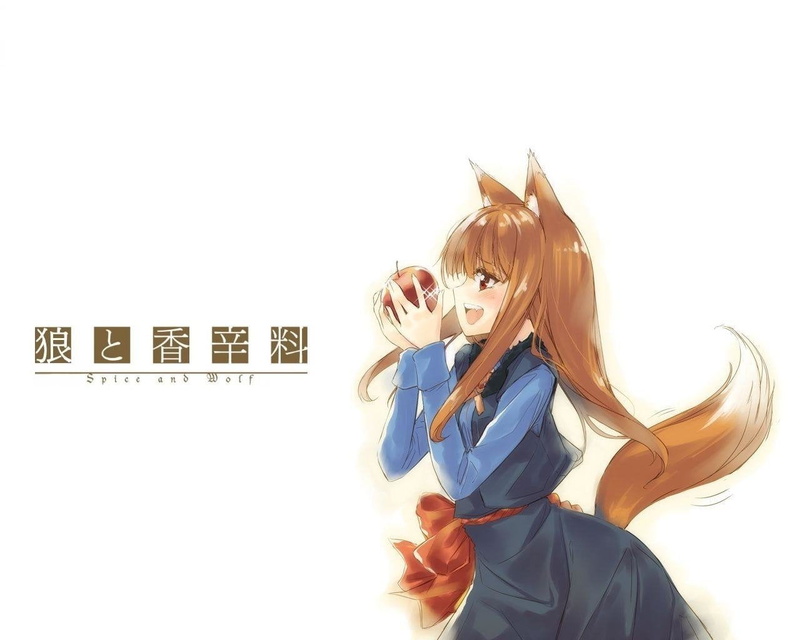 Ookami to Koushinryou, copy space, Anime, nature, 720P, illustration, blond hair, Wolf, young adult, young women, hairstyle, indoors, dancing, lifestyles