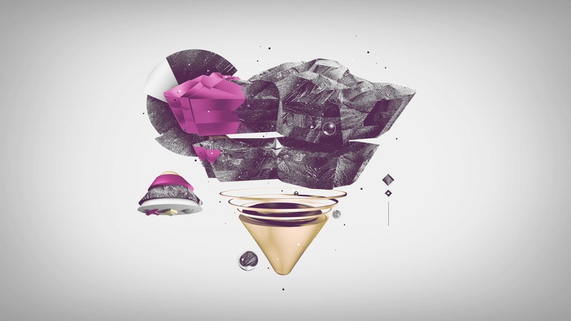 mid-air, indoors, finance, directly above, ruined, frustration, business, 1080P, pink color, broken, digital art, white background, destruction, breaking