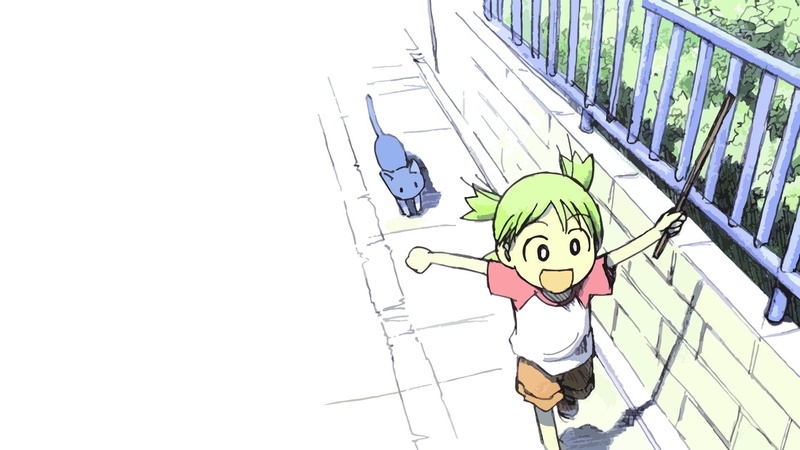 Yotsuba Koiwai, Manga, Yotsubato, cat, 1080P