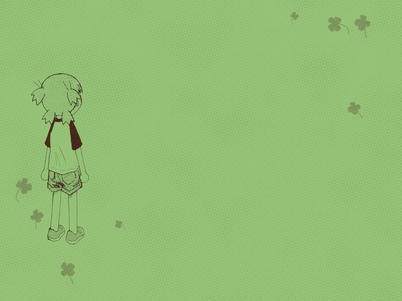 720P, yotsuba, simple, yotsubato, background