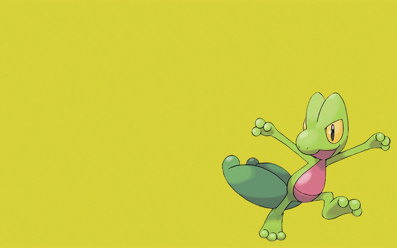 background, simple, pokemon, 720P, treecko
