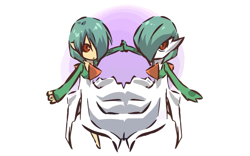 anime, art, 720P, x, hd, Gardevoir, pokemon, human