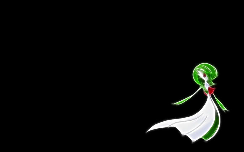 gardevoir, background, 1080P, pokemon, black