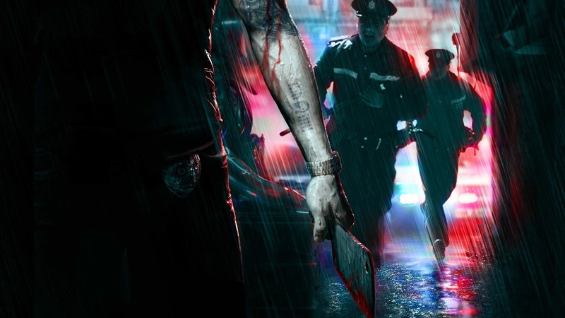 dogs, 1080P, knife, rain, police, sleeping, video games, hd