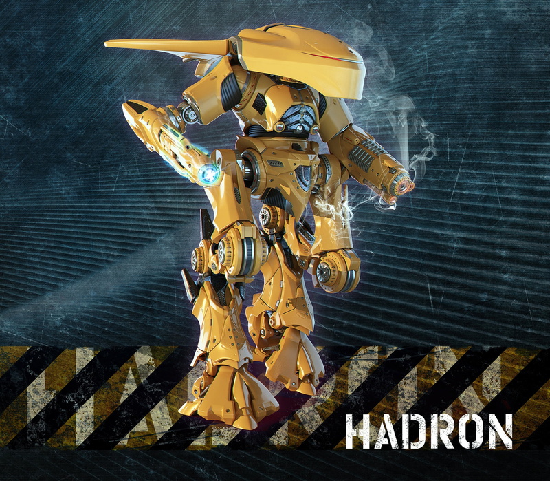 smoke, robot, 1080P, Hadron