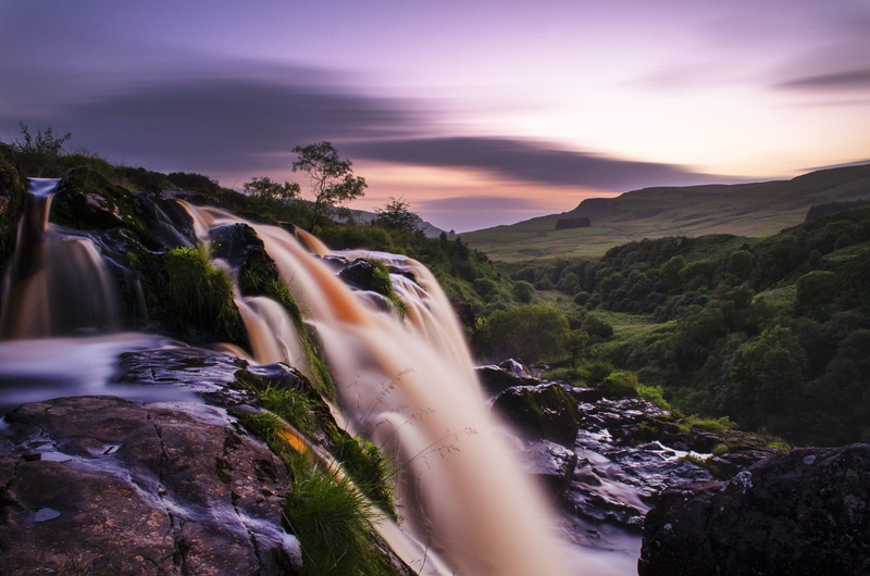 Waterfalls, 1080P, Loup Of Fintry Waterfall, River, Loup Of Fintry, Waterfall