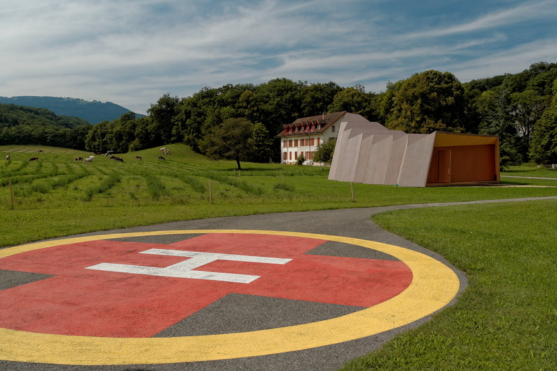 day, road, tree, church, Saint Loup, nature, outdoors, transportation, no people, track and field, sport, architecture, absence, sky, grass, switzerland