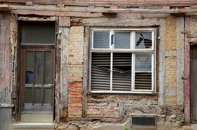 door, wood - material, damaged, outdoors, no people, demolition, wall, old house, day, wooden, run-down, house, window frame, closed, old, ruined, wall - building feature