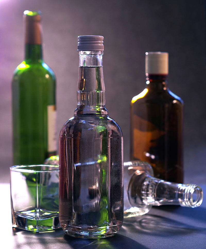 transparent, the bottle, addiction, focus on foreground, photography, rehabilitation, vodka, focus, drinking glass, food and drink, glass - material, luxury
