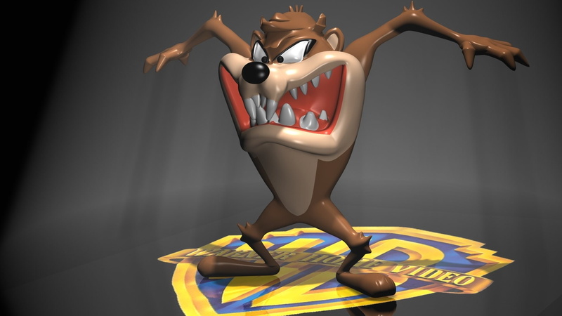 Tasmanian, 1080P, Cartoon, TV Show, Creature, 3D, Looney Tunes