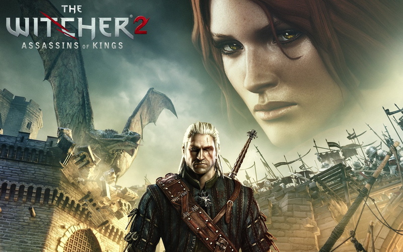 women, building, looking at camera, evil, fantasy, cloud - sky, sky, communication, digital composite, building exterior, The Witcher 2: Assassins of Kings