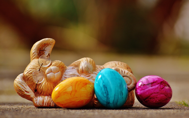 Background Ultra HD 4K, easter, Eggs, 4K, easter bunny backgrounds