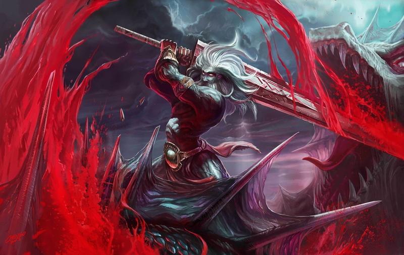 multi colored, holding, abstract, pattern, motion, person, paint, smoke - physical structure, flowing, red, close-up, Gods, sword, backgrounds