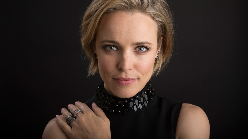 background, beautiful woman, women, LA Times, one person, beauty, black color, hair, makeup, Los Angeles Times, Rachel McAdams, All J Cockroaches, actress