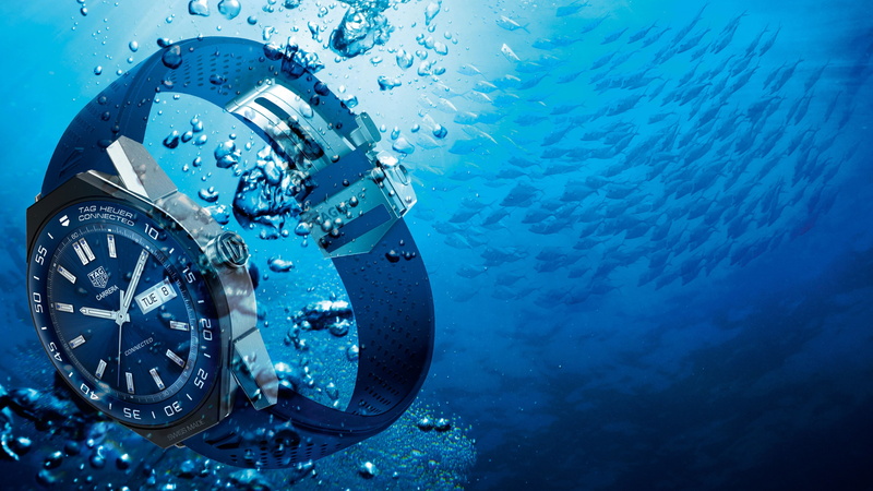 4K, water, best smartwatches, MWC 2017, TAG Heuer Connected Modular 45, watch, sinking