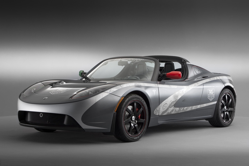 elegance, supercar, chrome, front View, modern, power, racecar, convertible, fuel and Power Generation, transportation, TAG Heuer Tesla Roadster, car, concept Car