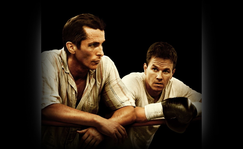 the fighter, christian bale, s, 1080P, serious, black background, shirt, males, crew, Music, young adult, sport, people, Others, togetherness, mid adult men