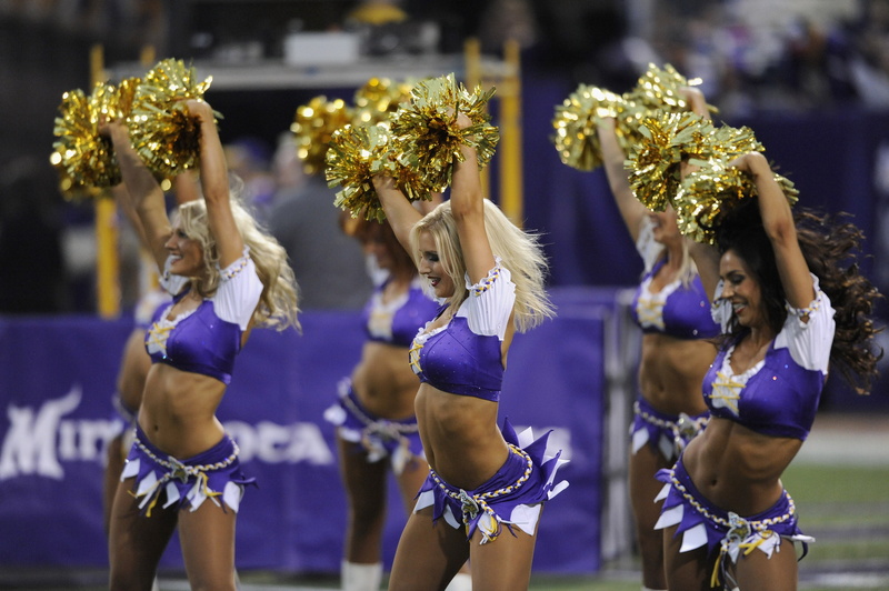 vikings, minnesota, nfl, football, 4K, cheerleader