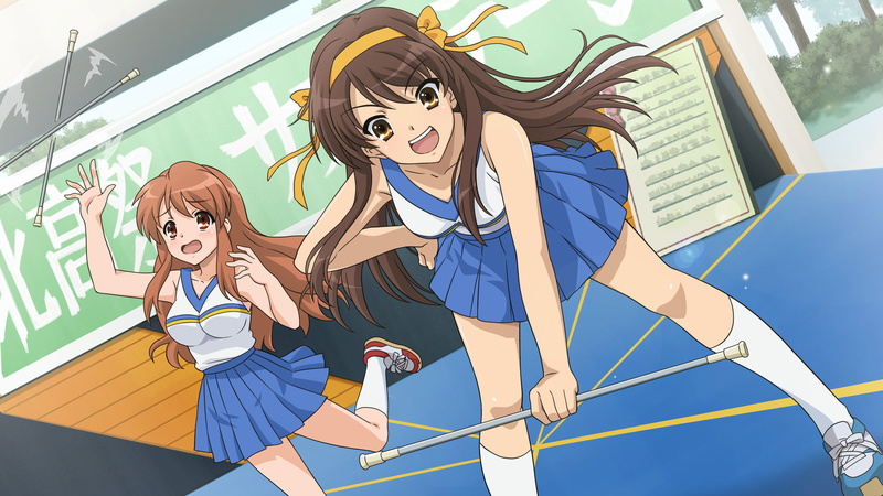 Suzumiya Haruhi no Yuuutsu, The Melancholy Of Haruhi Suzumiya, Haruhi Suzumiya, Anime, Mikuru Asahina, 1080P