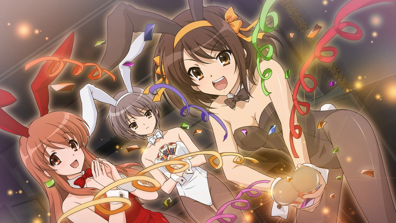 1080P, Haruhi Suzumiya, Anime, Yuki Nagato, Suzumiya Haruhi no Yuuutsu, The Melancholy Of Haruhi Suzumiya, Mikuru Asahina