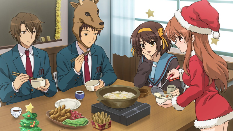 Suzumiya Haruhi no Yuuutsu, 1080P, Kyon (Haruhi), Itsuki Koizumi, Haruhi Suzumiya, Mikuru Asahina, The Melancholy Of Haruhi Suzumiya, Anime