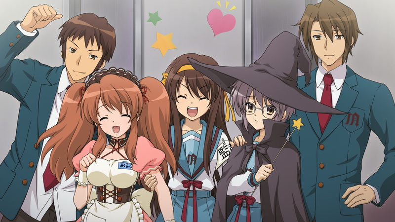 1080P, Itsuki Koizumi, Kyon (Haruhi), Anime, Yuki Nagato, Mikuru Asahina, Suzumiya Haruhi no Yuuutsu, Haruhi Suzumiya, The Melancholy Of Haruhi Suzumiya