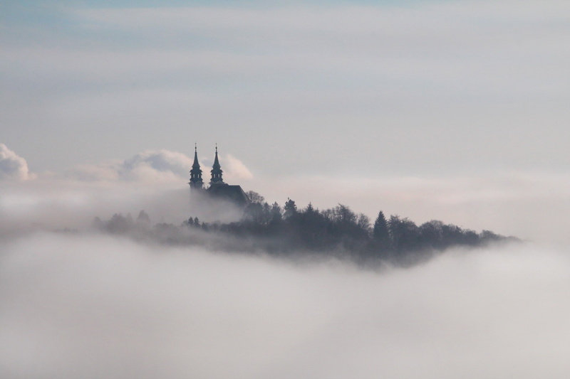 clouds, landscape, 2K, Austria, Linz