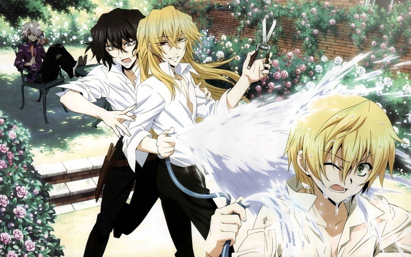 real people, creativity, celebration, art and craft, Pandora Hearts, group of people, sculpture, event, Xerxes Break, lifestyles, men, Emily (Pandora Hearts)