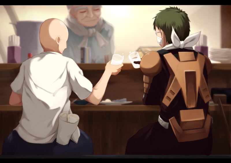 Saitama (One-Punch Man), One-Punch Man, Mumen Rider, Anime, 720P