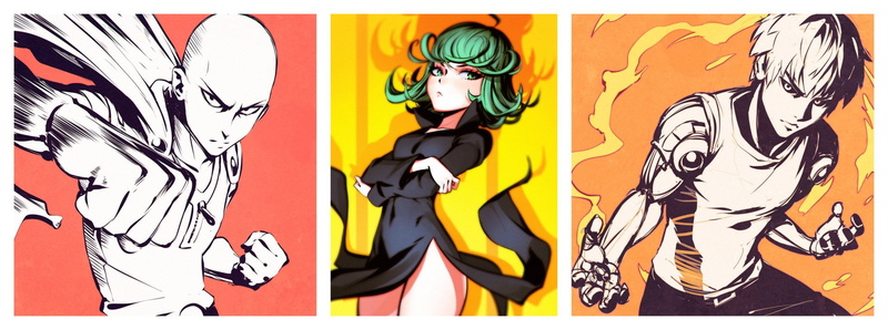 auto post production filter, women, young adult, human representation, One-Punch Man, hairstyle, front view, young women, representation, Genos (One-Punch Man)