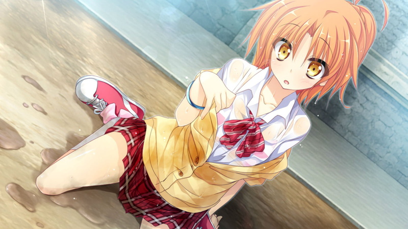 wet, aono, orange, seifuku, mtu, 720P, game, ambitious, hair, girls, eyes, short, kneehighs, sena