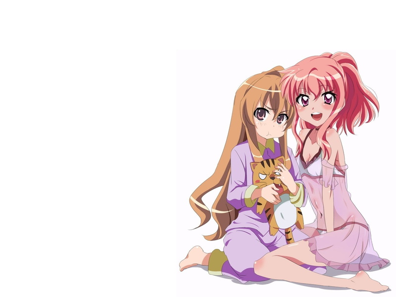 cut out, teenager, hairstyle, Crossover, beauty, portrait, 720P, beautiful woman, fashion, music, young women, Toradora!, adult, Anime, Zero no Tsukaima