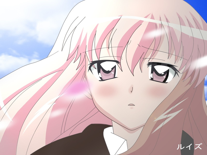 sky, Louise francoise le blanc de la valliere, day, female likeness, 720P, sunlight, pink color, representation, human representation, nature, sky, close-up