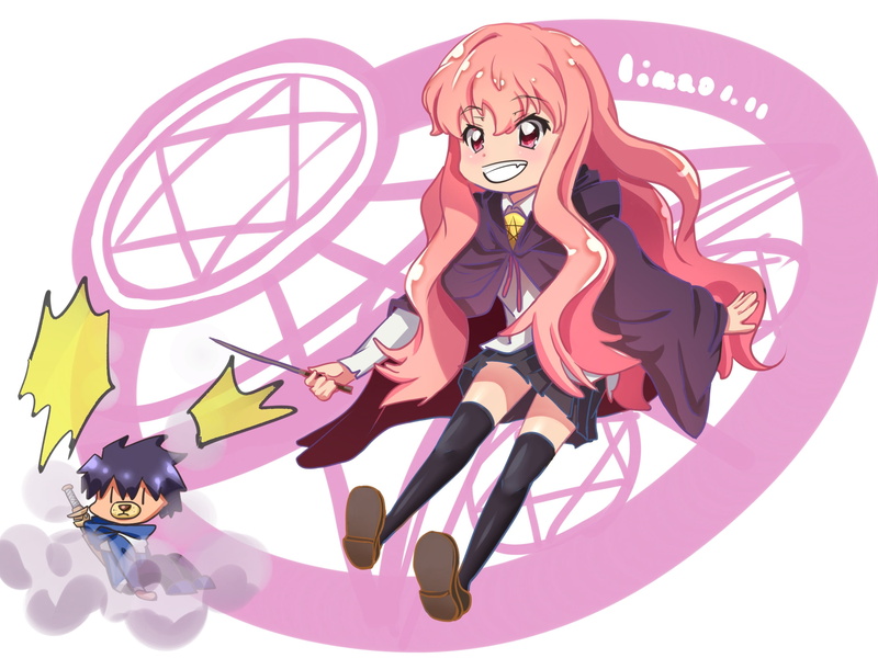 Anime, Zero No Tsukaima, 2K, Saito Hiraga, Louise Françoise Le Blanc de La Vallière