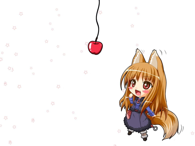 anime, wise, ears, spice, animal, holo, 720P, wolf