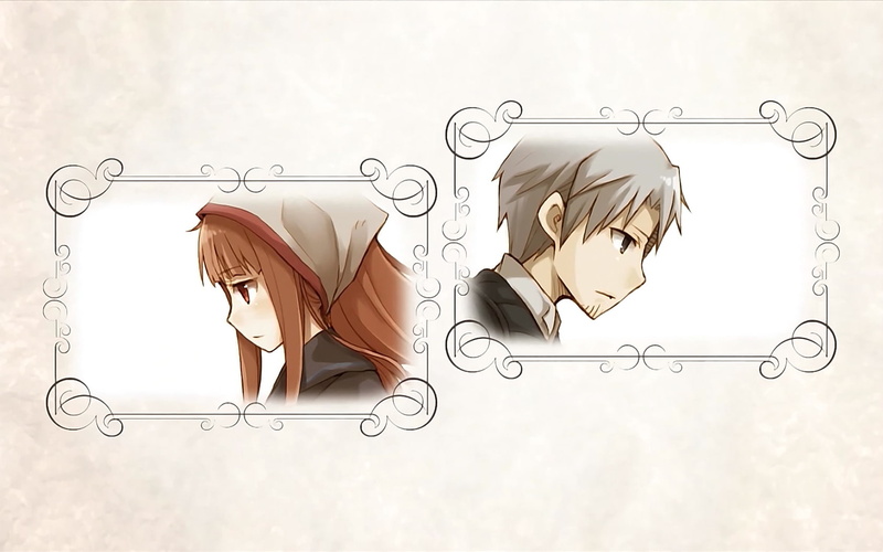 glasses, hairstyle, creativity, beautiful woman, 720P, adult, casual clothing, hair, representation, women, spice and wolf holo lawrence kraft anime, beauty