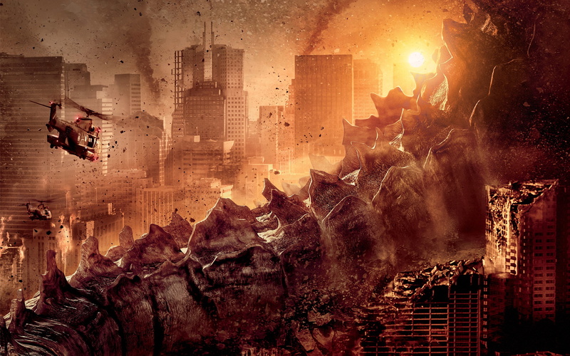 building, people, nature, panoramic, sky, architecture, digital composite, city, 2K, sunset, Godzilla, skyscraper, sport, built structure, aggression